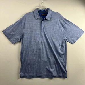 Robert Talbott Polo Shirt Mens Golf Blue Size XXL Casual Cotton - Picture 1 of 13