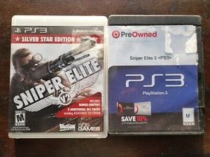 Sniper Elite V2 (Sony Playstation 3 PS3, 2013) + Sniper Elite 3 - Picture 1 of 4