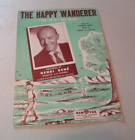 1954 "The Happy Wanderer" par Ridge & Moller partition musique
