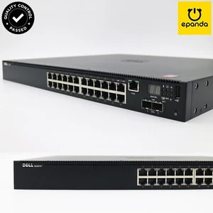 Dell EMC N2024P Layer 3 Switch E05W001 24xGigE PoE+ 2x10GbE SFP+ Uplink - Picture 1 of 16