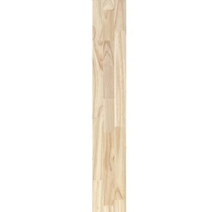 1/4 in. Panel de pared decorativo de madera para juntas de dedo de pino sin terminar - Imagen 1 de 8
