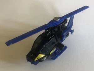 Vintage 1985 Matchbox Blue & White Mission Police Helicopter 1:80 Toy Vehicle - Picture 1 of 4