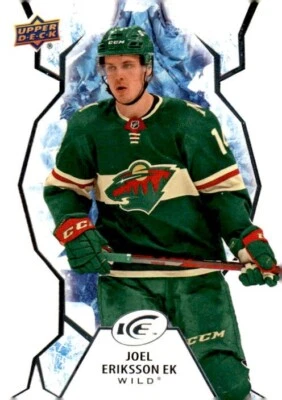 2021-2022 Upper Deck Ice #59 Joel Eriksson Ek Minnesota Wild - Image 1 of 2