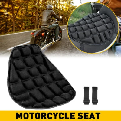 3D Motorcycle Seat Pad Motorbike Cover Universal Comfort Air Cushion Gel Durable - Image 1 of 4