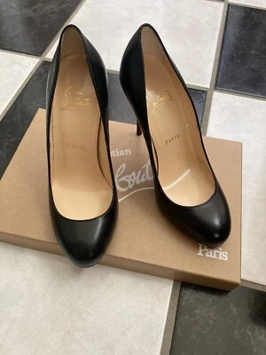 Zapatos de salón Christian Louboutin Fifi 100 de cuero negros nuevos en caja 100 % auténticos talla 36 Foto 1 de 4