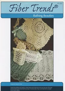 Paños de encaje de bellezas de baño FT215 patrón de tejido de fibra, sacos de jabón - Imagen 1 de 2
