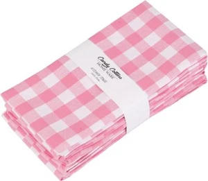 Kitchen Towels Pink Classic Dish Towels Dishcloths Set Kitchen Rags|Gingham C... - Picture 1 of 11