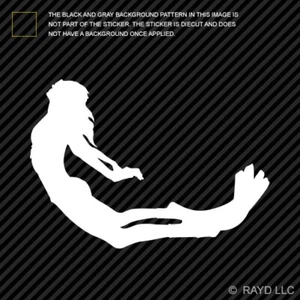 (2x) Girl Diver Sticker Die Cut free diving dive diver woman female ocean v2 - Imagen 1 de 1