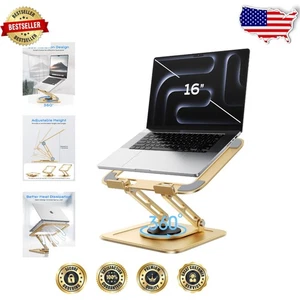 Foldable Laptop Stand with Ergonomic Design – Adjustable & Portable Riser - Picture 1 of 8