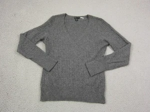 Maurices 100% Kaschmir Pullover Damen groß grau Zopfmuster Damenpullover - Bild 1 von 9