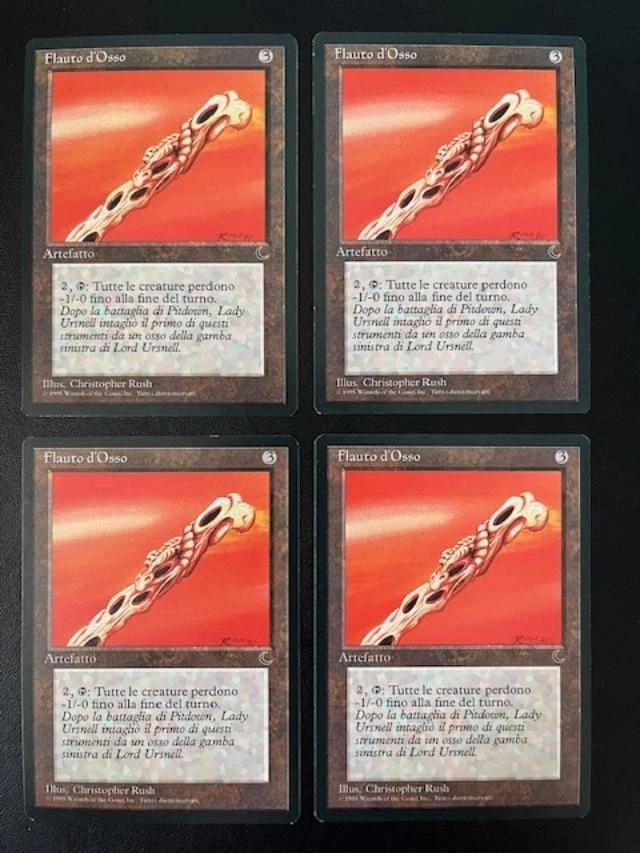MTG- Bone Flute x4 - The Dark - Italian - Image 1 of 1