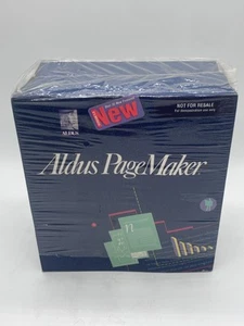 Aldus PageMaker Version 3.0 Vintage NO DISKS, MANUALS ONLY - Picture 1 of 8