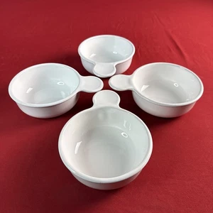 Juego de 4 asas de cuencos Corning Ware blancos 15 OZ P-150-B vintage - Imagen 1 de 7