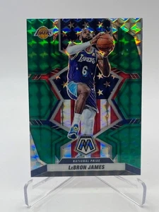 2021-22 PANINI MOSAIC LEBRON JAMES #246 GREEN PRIZM SP LAKERS - Bild 1 von 1
