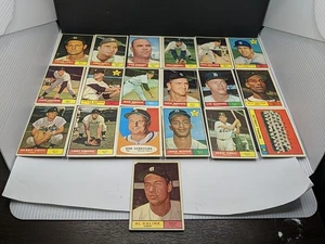 1961 Topps Béisbol Detroit Tigers Equipo Juego de 19 Cartas Kaline Maxwell Aguire - Imagen 1 de 15