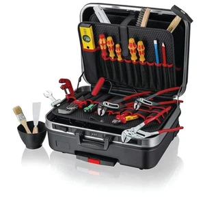 Knipex Installation Werkzeugkoffer 31 Marken VDE Zange Schrauber Usw 00 21 06 Hk - Picture 1 of 2