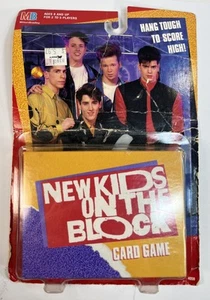 1990 New Kids On The Block Card Game Milton Bradley Boy Band Music Songs Fans - Picture 1 of 5
