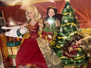 Barbie A Christmas Carol Eden Starling & the 3 Christmas Spirits Puppe Geschenkset - Bild 1 von 9