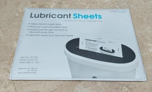 Hojas lubricantes Shredcare para todas las trituradoras de papel 24 por paquete, 6"X 8,5" SCLS24 - Imagen 1 de 2
