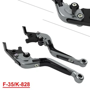 Fit Kawasaki ZX636R / ZX6RR 2005-2006 CNC Folding Extendable Brake Clutch Levers - Picture 1 of 11