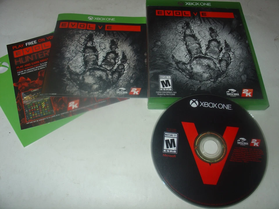 Evolve (Microsoft Xbox One, 2015) Mint Complete CIB Tested Working Fast Ship - Image 1 of 1
