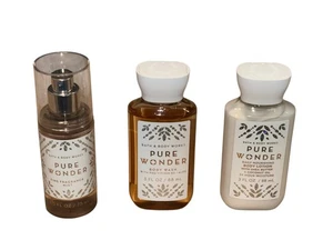 Bath & Body Works Pure Wonder 3-teiliges Reiseset - Mist Body Wash Lotion - Bild 1 von 2