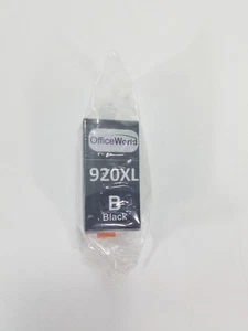 HP 920XL Black Ink Cartridge Office World Brand for HP High Yield 10/2025 - Picture 1 of 6