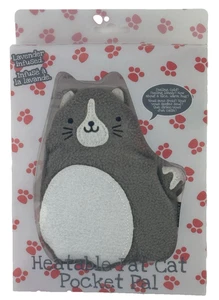 Gamago Heatable Huggable Fat Cat Lavender Infused Pocket Pal Gift - Picture 1 of 7