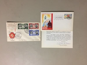 Two Monaco fdc:one 1956,one with content with pricess of Monaco signature - Picture 1 of 1