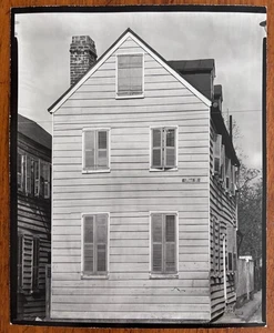 WALKER EVANS original signierte Silbergelatine "Logan St, Charleston, NC" 1936 - Bild 1 von 11