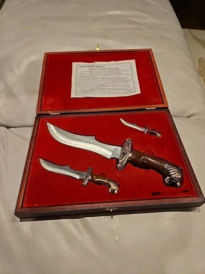 Juego de cuchillos japoneses de 3 piezas de 10",5",3" Foto 1 de 4