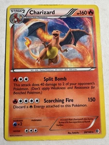 Pokemon TCG Boundaries Crossed Charizard Holo Rare Card #20/149 HP Condition - Picture 1 of 2