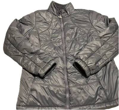 Free Country Puffer Jacket Gray SZ Large Lightweight Gorpcore - Image 1 of 2