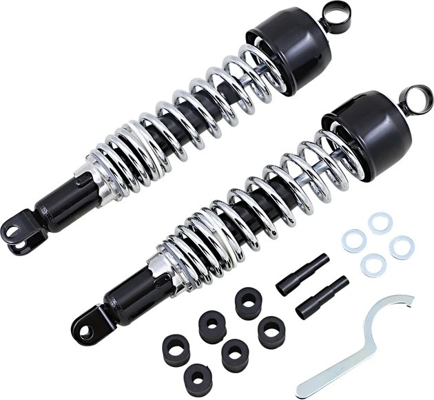 Emgo Classic Shocks 365mm Chrome Black for Honda CB750/Super Sport/CB1100 Foto 1 de 1