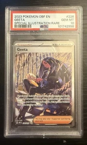 Pokemon 2023 Geeta #226 Geeta Special Illustration PSA 10 - Picture 1 of 2