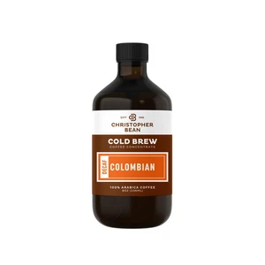 Christopher Bean Decaf Colombian Cold Brew Coffee-Easy to Enjoy Sweet Bottle - Picture 1 of 7