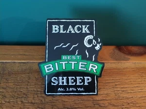 Black Sheep Best Bitter Ale Beer Pump Clip Badge Pub Bar Breweriana - Picture 1 of 4