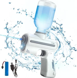 Rechargeable Automatic Electric Water Gun for Adults Kids Electric Squirt 26 ft - Picture 1 of 7