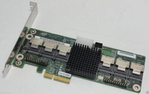 Intel RES2SV240 24 port RAID Expander Card SAS SATA + 2x SFF8087 Cables - Picture 1 of 1