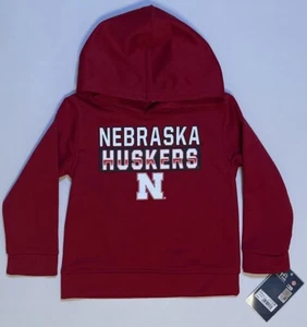Sudadera con capucha roja Team Athletics Nebraska Huskers talla 3T - Imagen 1 de 6