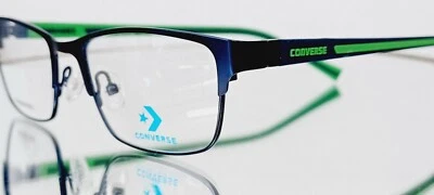 Gafas CONVERSE K105 AZUL MARINO NUEVAS 49-17-135 De Rigo REM marco de metal verde Foto 1 de 4