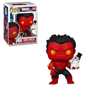 Funko Pop! Marvel - Hulk Rojo con Muñeco de Nieve #1439 - Imagen 1 de 3
