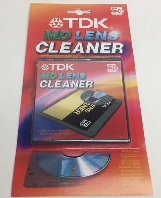 TDK Mini Disc Player/Recorder MD Pickup Lens Laser Cleaner Brush & Sound Check - Image 1 of 4