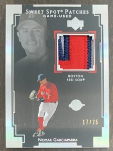 Nomar GARCIAPARRAš„2003 UD Sweet Spot PATCHES G/Uād Patch Relic #NG3 17/25 - Picture 1 of 2