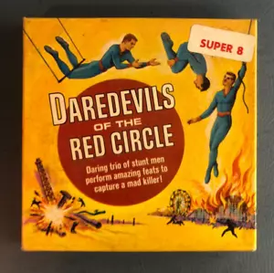 Vintage Super 8mm old Movie Circus film "Daredevils of the Red Circle " 5" reel - Picture 1 of 10