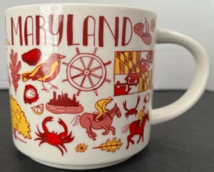 Starbucks MARYLAND Across the Globe Been There Series Coffee Tea Cup Mug 14 oz - Picture 1 of 4