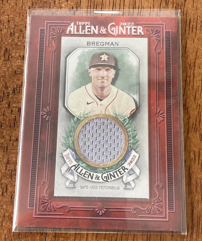 2022 Topps Allen & Ginter - Alex Bregman - Framed Mini Relic HOUSTON ASTROS - Image 1 of 2