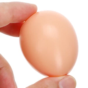 20pcs Simulation Easter Eggs Chicken Decorations Fake Eggs White Eggs Eggs - Picture 1 of 10