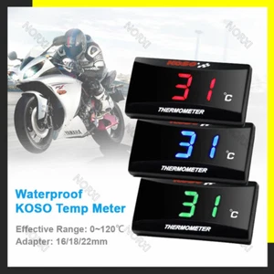 For KOSO Motorcycle Water Temp Digital Display Meter Temperature Sensor Adapter - Picture 1 of 40
