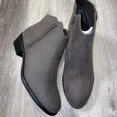 女士 Mia JAICE 靴子灰色 9M 码美国全新无标签 — 第 1/4 张图片